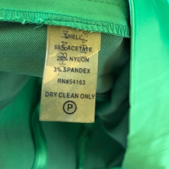 Calvin Klein Green Satin Dress Plus 22W - Picture 12 of 14